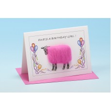S135 Sheep Card-EWE'S A BIRTHDAY GIRL